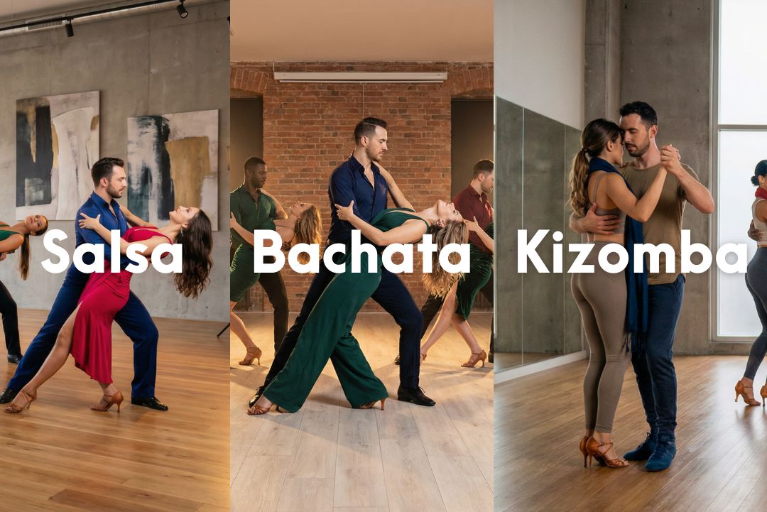 Salsa, bachata, kizomba, danse