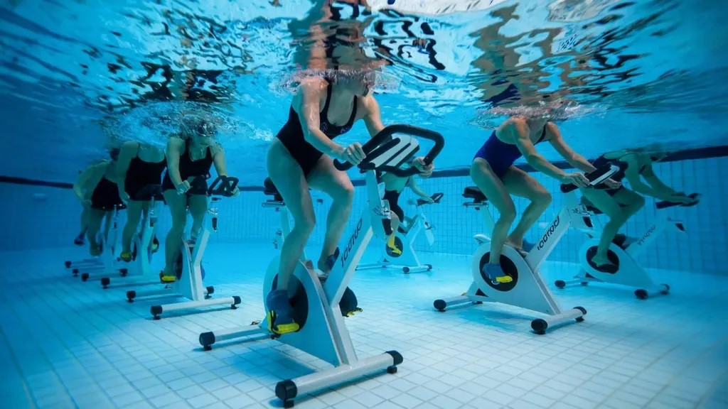 Aquabike, aquagym, aqua fitness