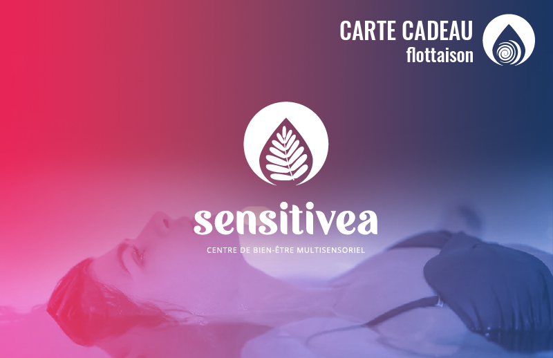Carte cadeau flottaison Sensitivea